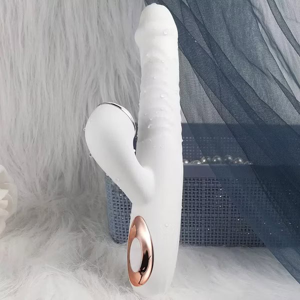 雪曼 伸縮+舌舔+吸吮按摩棒