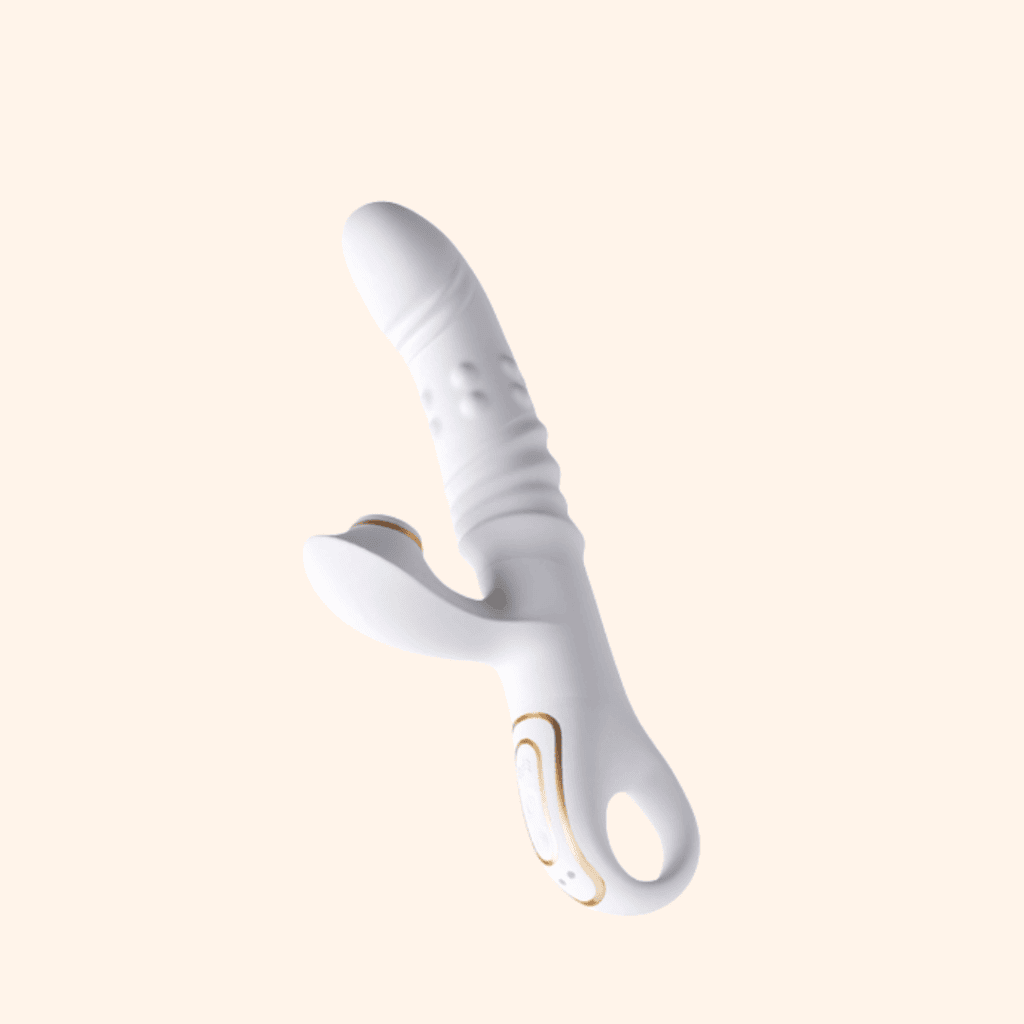 情趣街．吸吮轉珠 伸縮震動棒