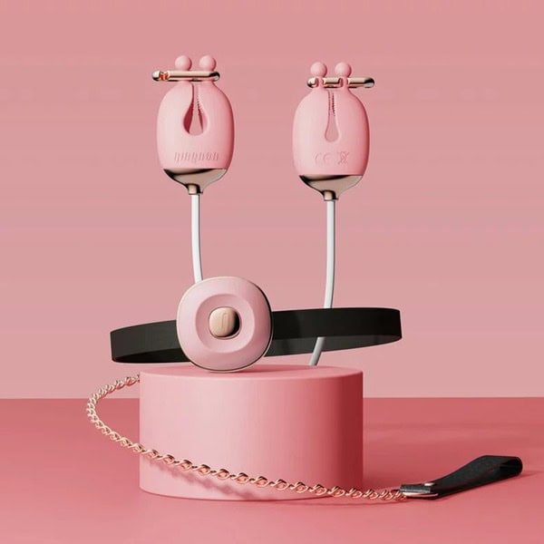 輕喃 qingnan #2 震動乳房按摩器含項圈套組